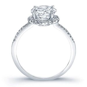 1.82ct Round Halo Engagement Ring